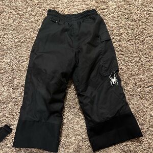 Spyder Kids Black Cargo Pants